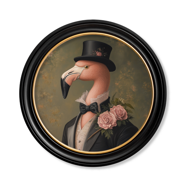 Fabulous Flamingo Framed Wall Art x 96cm
