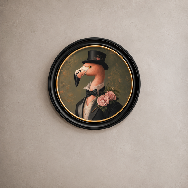 Fabulous Flamingo Framed Wall Art x 70cm