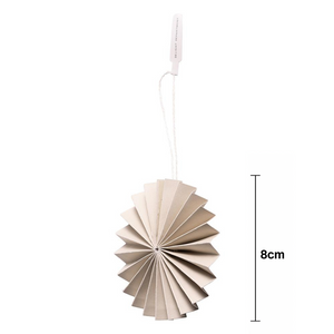 Grey Paper Ornaments - Pack of 10 - 8cm
