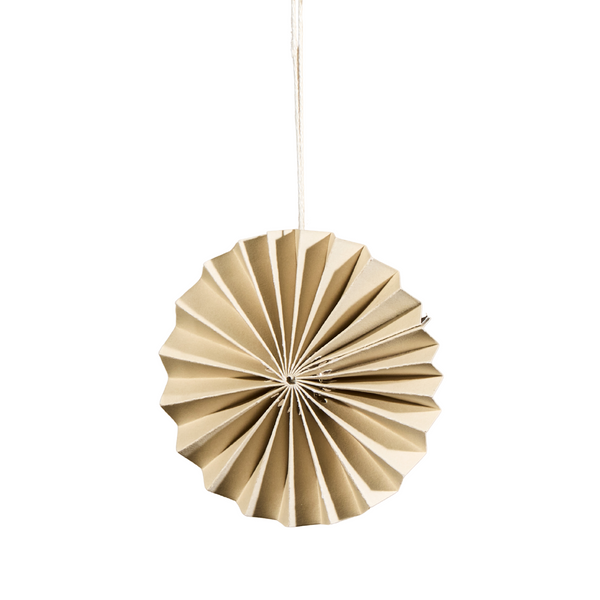 Grey Paper Ornaments - Pack of 10 - 8cm