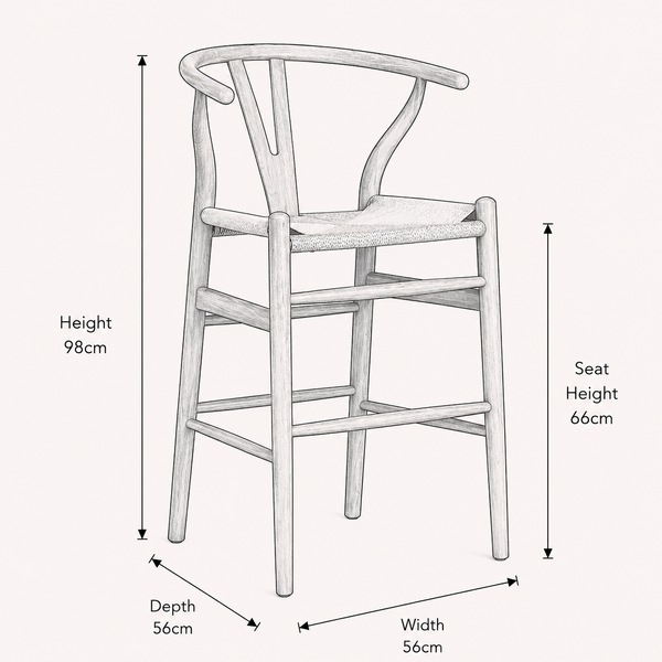 Wishbone Bar Stool