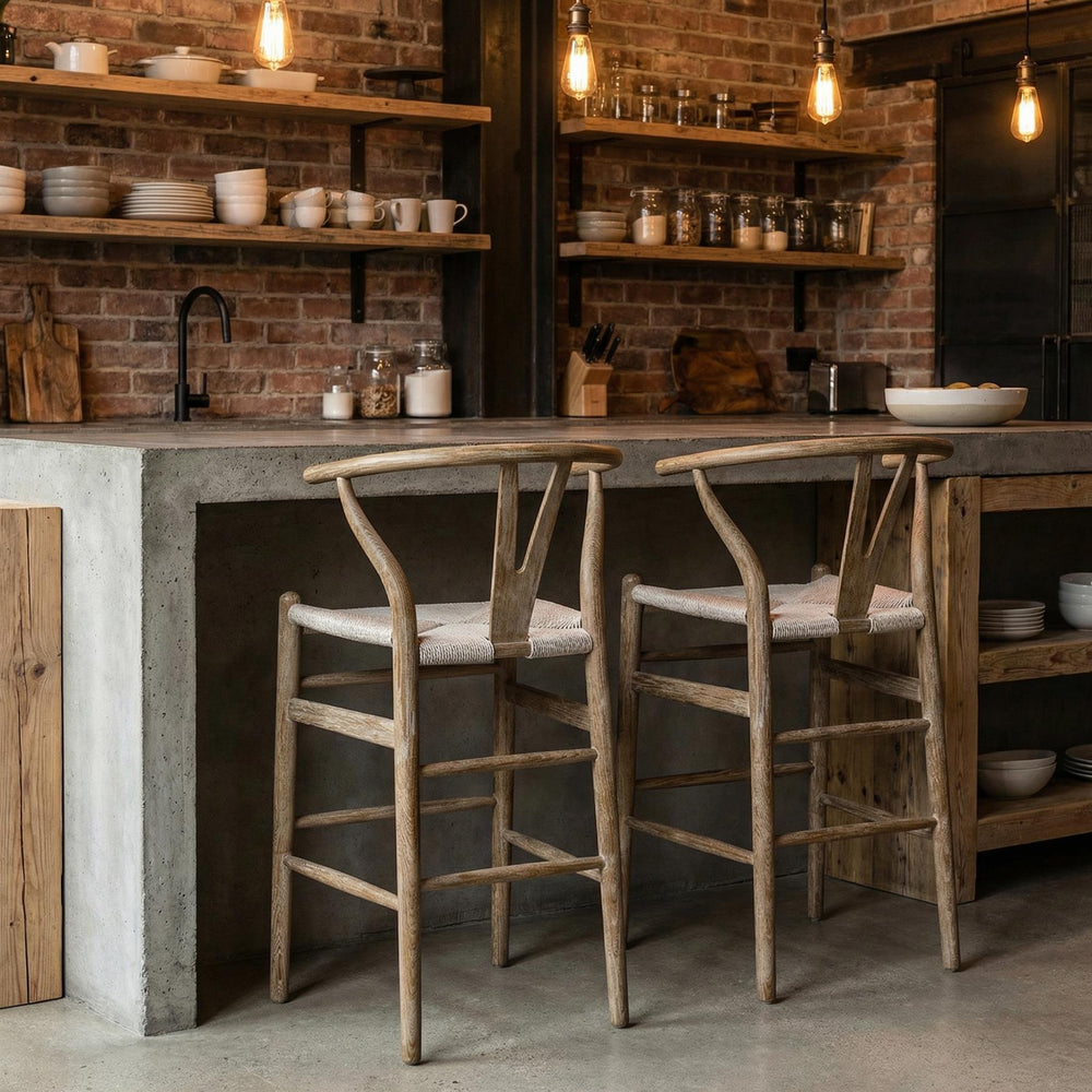 Wishbone Bar Stool