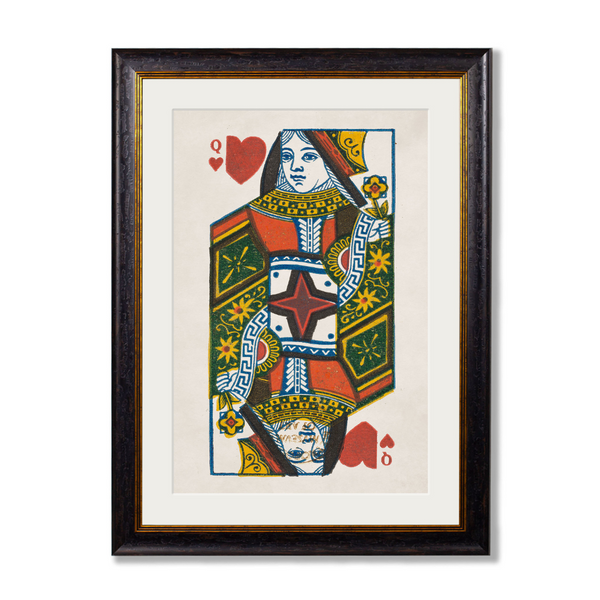 King and Queen of Hearts Framed Wall Art x 95cm