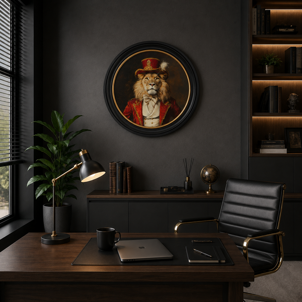 Leader Lion Framed Wall Art x 70cm