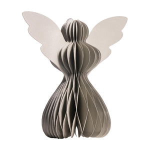 Light Grey Paper Angels - Pack of 5 - 10cm