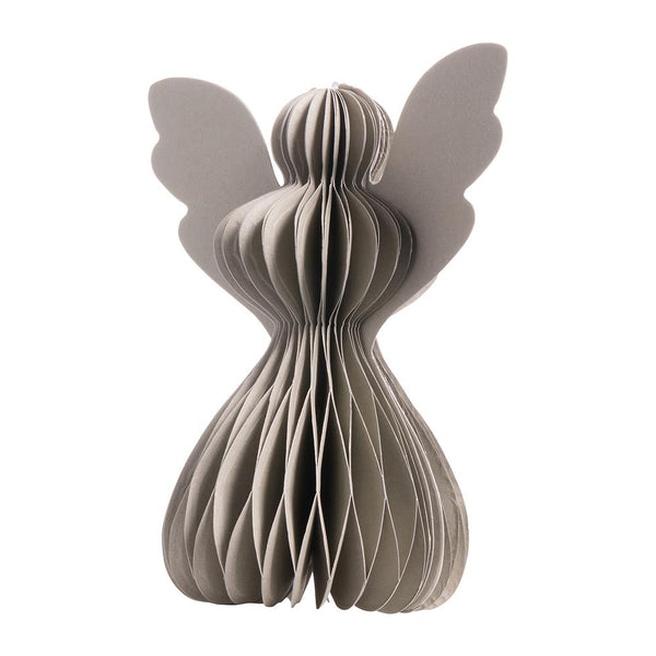 Light Grey Paper Angels - Pack of 5 - 10cm