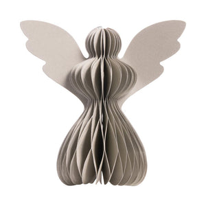 Light Grey Paper Angels - Pack of 5 - 10cm