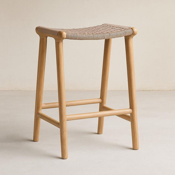 London Backless Bar Stool - Grey