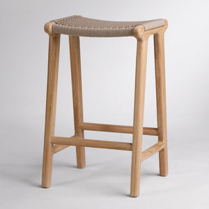 London Backless Bar Stool - Grey