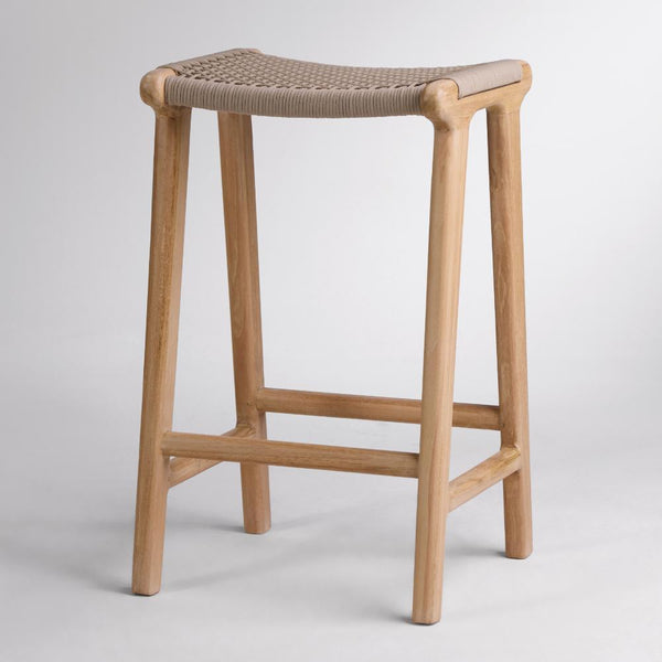 London Backless Bar Stool - Grey