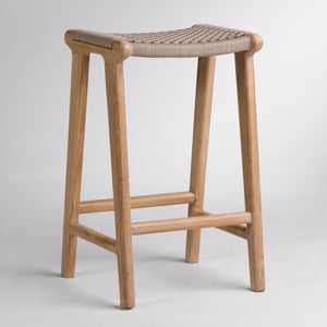 London Backless Bar Stool - Grey