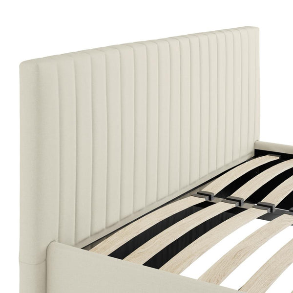 Luna Double Ottoman Bed - Lower Headboard