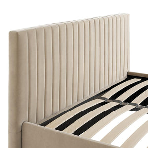 Luna Double Ottoman Bed - Tall Headboard