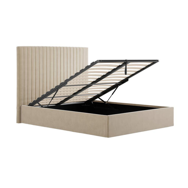 Luna Double Ottoman Bed - Tall Headboard