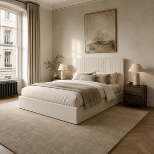 Luna Double Ottoman Bed - Tall Headboard