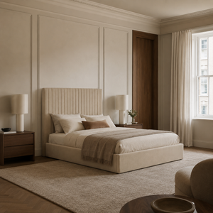 Luna Double Ottoman Bed - Tall Headboard
