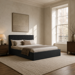 Luna Double Ottoman Bed - Lower Headboard