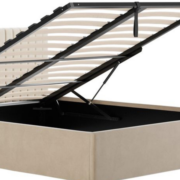 Luna King-Size Ottoman Bed - Tall Headboard