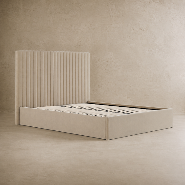 Luna King-Size Ottoman Bed - Tall Headboard