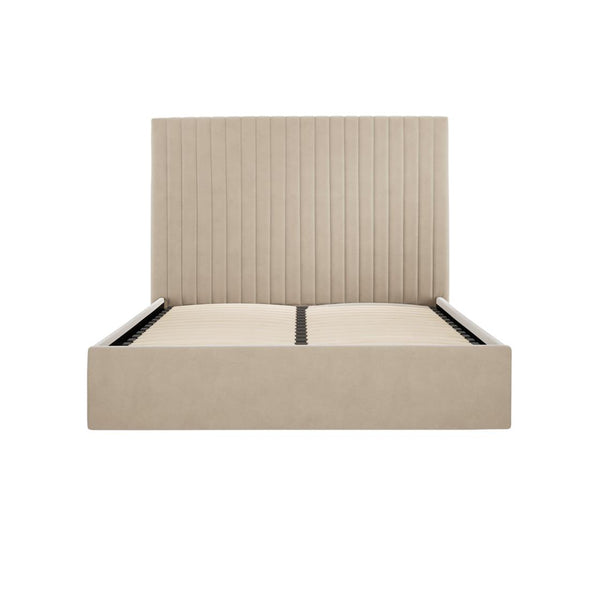 Luna King-Size Ottoman Bed - Tall Headboard