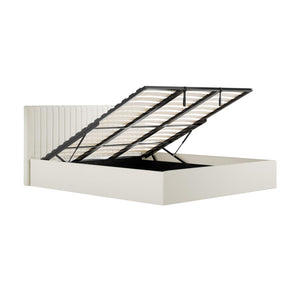 Luna King-Size Ottoman Bed - Lower Headboard