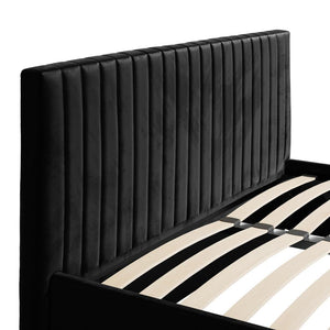 Luna King-Size Ottoman Bed - Lower Headboard