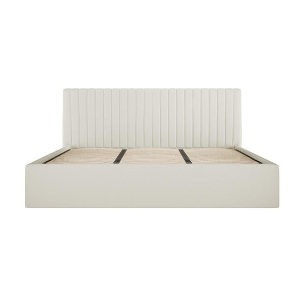 Luna King-Size Ottoman Bed - Lower Headboard