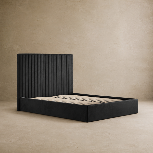Luna King-Size Ottoman Bed - Tall Headboard