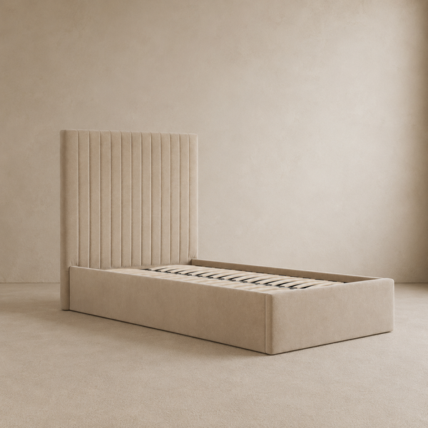 Luna Single Ottoman Bed - Tall Headboard