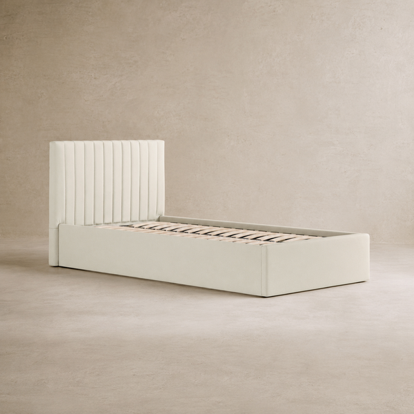 Luna Single Ottoman Bed - Lower Headboard