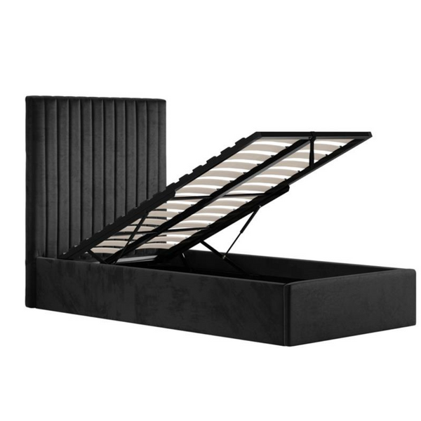 Luna Single Ottoman Bed - Tall Headboard
