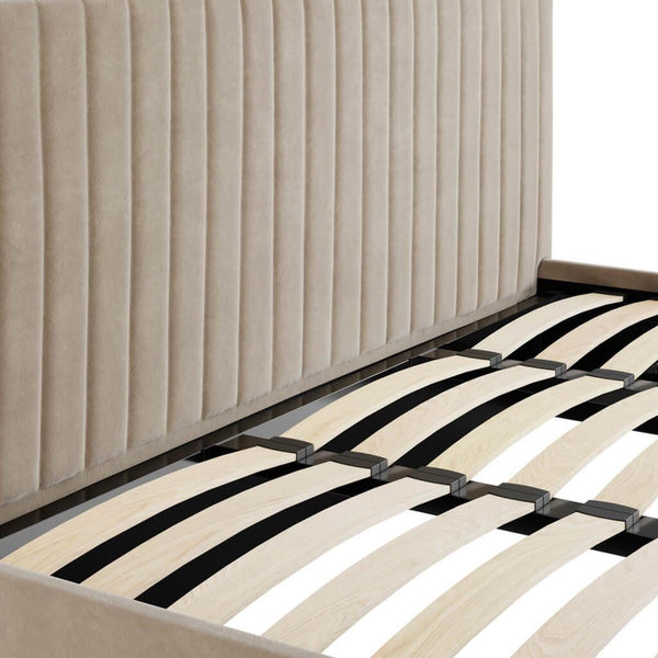 Luna Super King Ottoman Bed - Lower Headboard