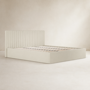 Luna Super King Ottoman Bed - Lower Headboard