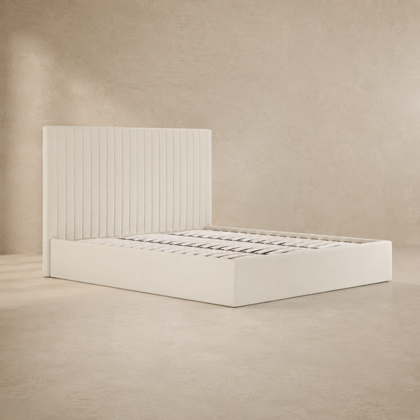 Luna Super King Ottoman Bed - Tall Headboard