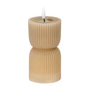 Luxe LED Candle - Stone -14cm