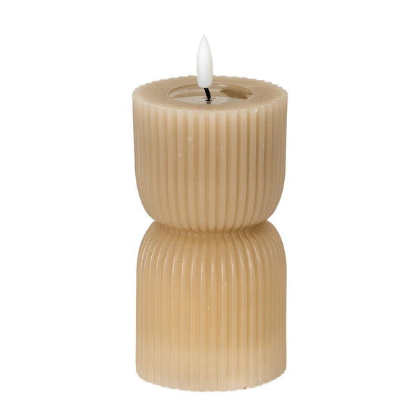 Luxe LED Candle - Stone -14cm