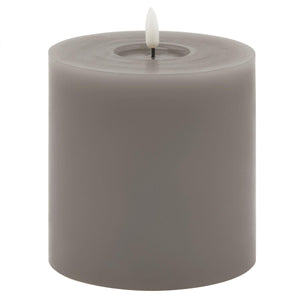Luxe LED Candle - Taupe - 13cm