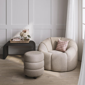 Marple Round Pouffe