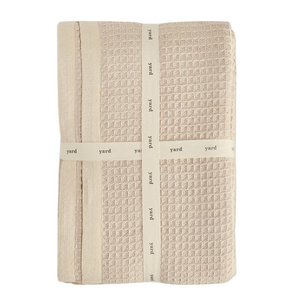 Mondrian Waffle Weave Throw