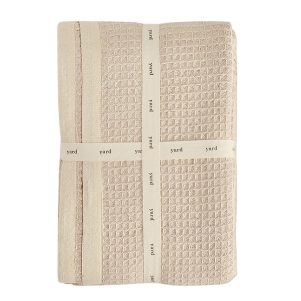 Mondrian Waffle Weave Throw
