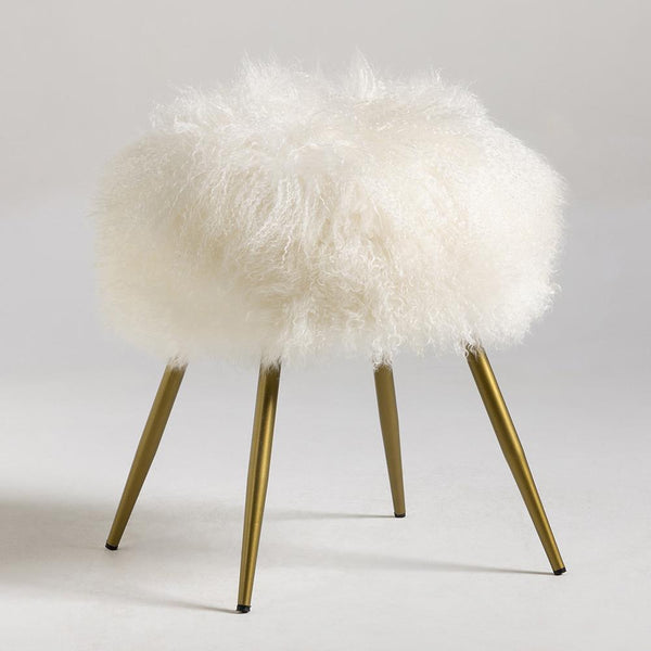 Mongolian Fur Stool