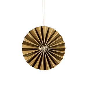 Moss Green Paper Ornaments - Pack of 10 - 8cm
