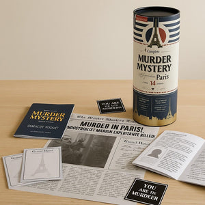 Murder Mystery in Paris Party Game - 6 Players