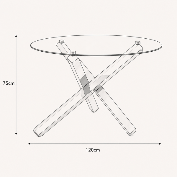 Noble Round Dining Table