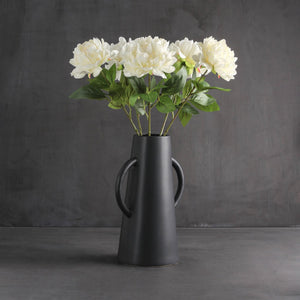 Off White Peony Stems - Pack of 5