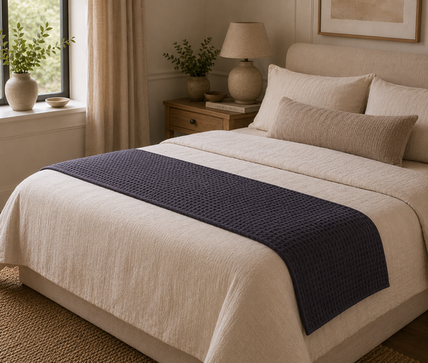 Waffle Cotton Bedspread