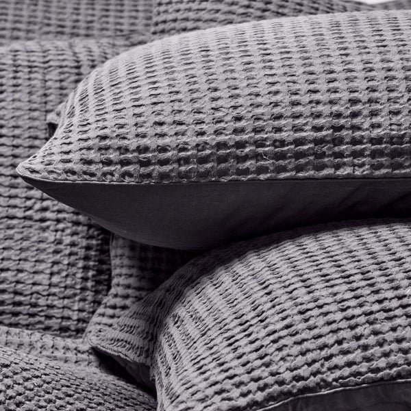 Waffle Pair of Pillowcases
