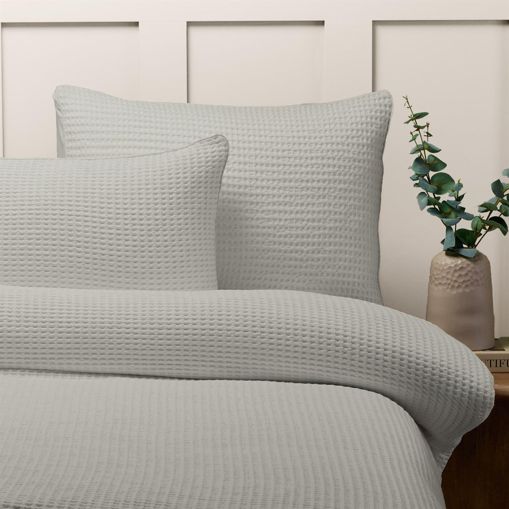 Waffle Pair of Pillowcases