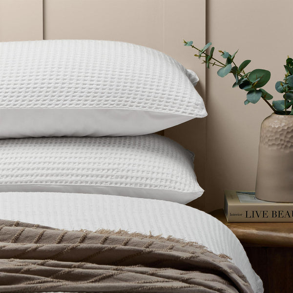 Waffle Pair of Pillowcases