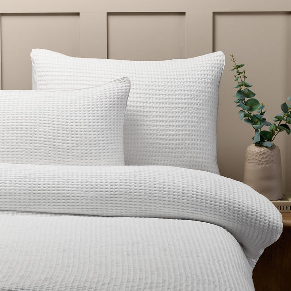 Waffle Pair of Pillowcases